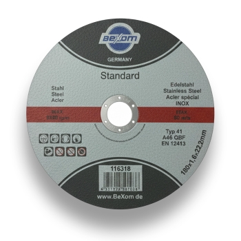 Trennscheibe 180x1,6mm Edelstahl - INOX